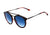Óculos de Sol Colcci Eva Preto e Mesclado Brilho / Azul Degradê Unico - Lente 5,0 cm