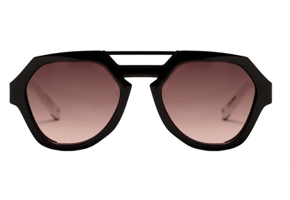 Evoke Avalanche AB02 Black White Shine / Brown Gradient Unico - Lente 5,3 cm