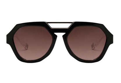Evoke Avalanche AT01 Black Crystal Shine / Brown Gradient Unico - 53 mm