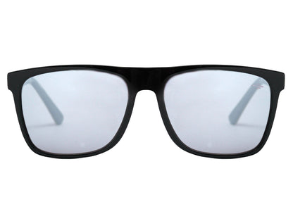 Mormaii M0098 Preto e Azul Brilho / Prata Espelhado Unico - Lente 5,5 cm