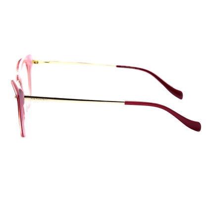 Ana Hickmann AH 6326 H03 Vermelho e Dourado Brilho - Lente 5,2 cm