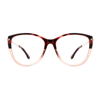 Colcci Tati Marrom Mesclado e Rosa Brilho - Lente 5,8 cm  - Grau
