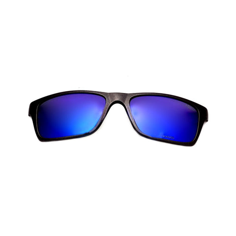 Clip On para Óculos de Grau HB Switch 93160 Matte Graphite Polarized Blue
