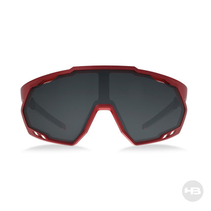 HB Spin Gradient Red/ Black Gray/ Cristal - 146 mm  - Sol