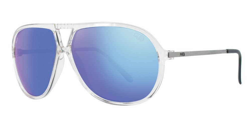 Óculos de Sol HB Atacama Crystal / Blue Espelhado - Lente 6,0 cm