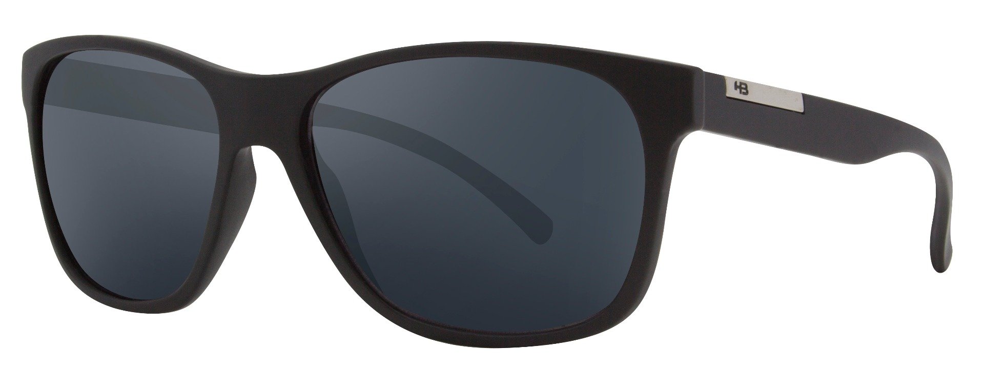Óculos de Sol HB Underground Matte Black Wood / Gray Unico - 60 mm Matte Black D. Red/ Pink Espelhado