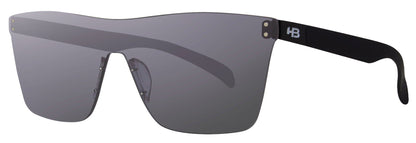 Óculos de Sol Hb Floyd Mask Matte Black D. Red/ Red Espelhado Unico