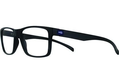 Óculos de Grau HB Polytech M 93108 Matte Black D. White - 52 mm Gloss Black D. Blue - 52 mm