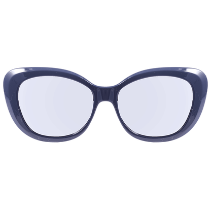 Colcci Bandy 2 Clip On Azul Brilho / Prata Espelhado Polarizado - Lente 5,2 cm  - Grau