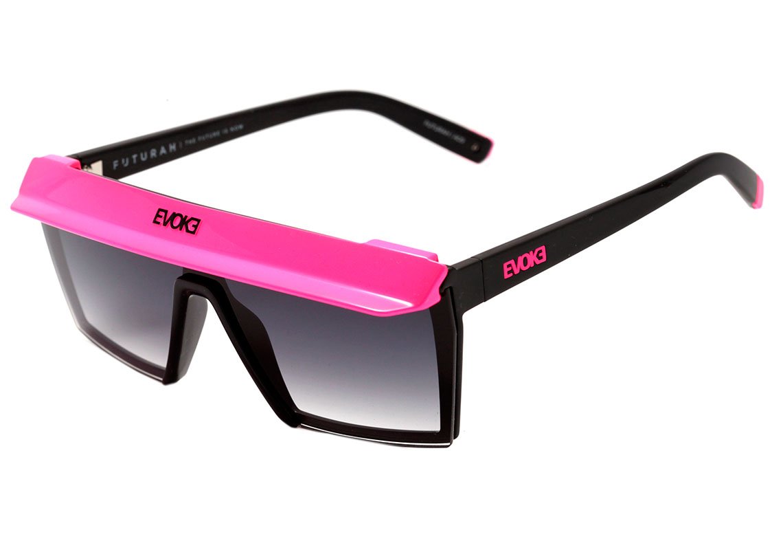 Evoke Futurah A09 Black Shine Rosê Fluor/ Gray Gradient Unico
