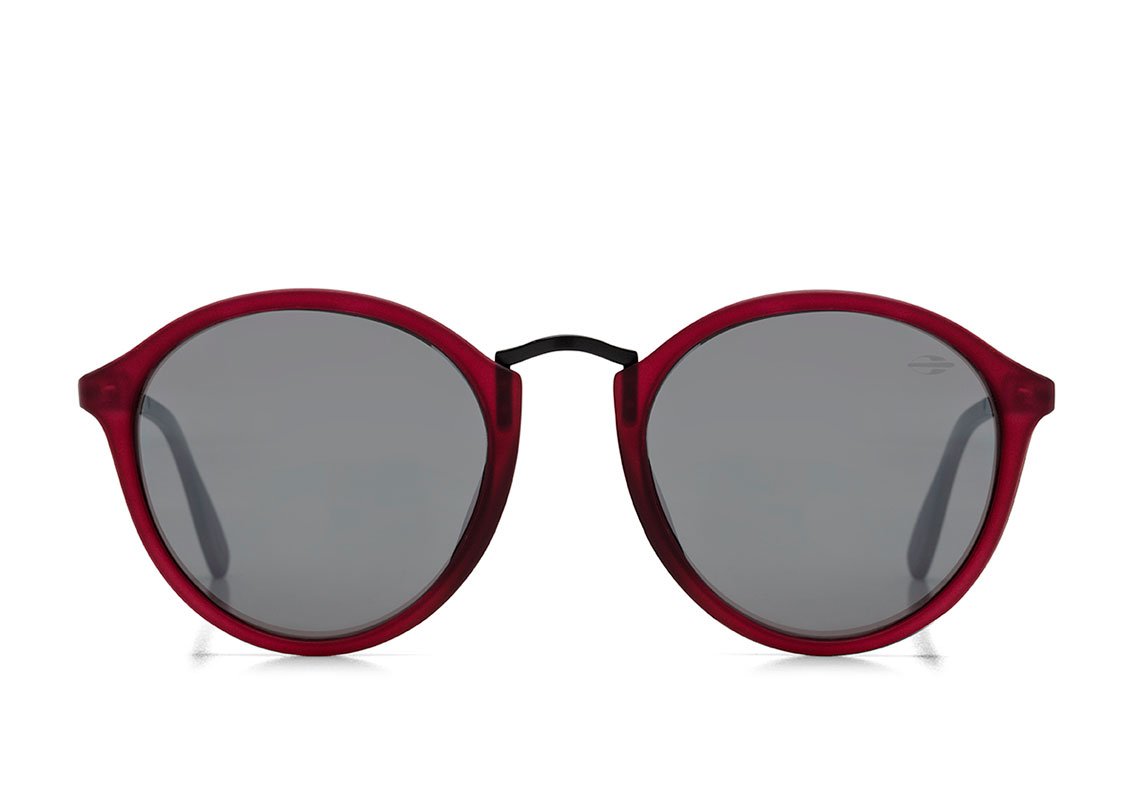 Óculos de Sol Mormaii Cali BURGUNDY FOSCO/ PRATA ESPELHADO UNICO