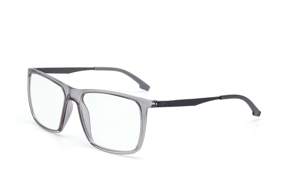 Óculos de Grau Mormaii Maha II PRETO E CINZA FOSCO Lente 5,6 cm