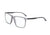 Óculos de Grau Mormaii Maha II CINZA TRANSLÚCIDO BRILHO Lente 5,6 cm