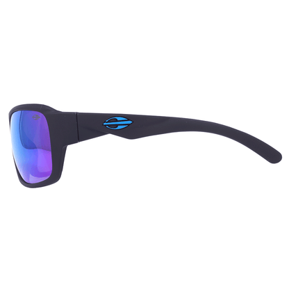 Óculos de Sol Mormaii Malibu II Preto Fosco/ Azul Espelhado