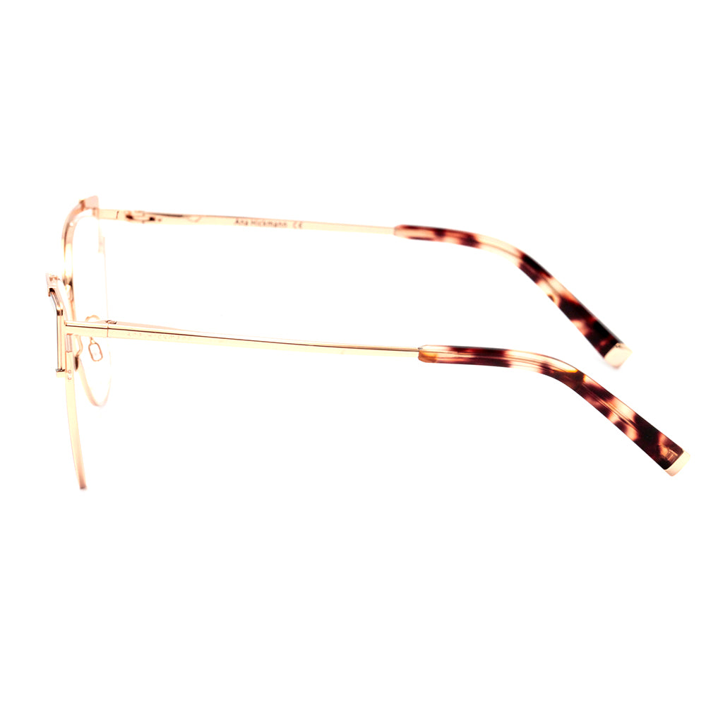Ana Hickmann AH 1386 01A Marrom e Dourado Brilho - Lente 5,4 cm