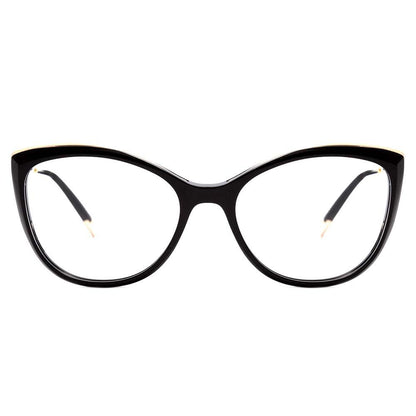 Ana Hickmann AH 6383 T01 Vermelho Translúcido e Dourado Brilho - Lente 5,4 cm A01 Preto E Dourado Brilho Lente 5,4 Cm