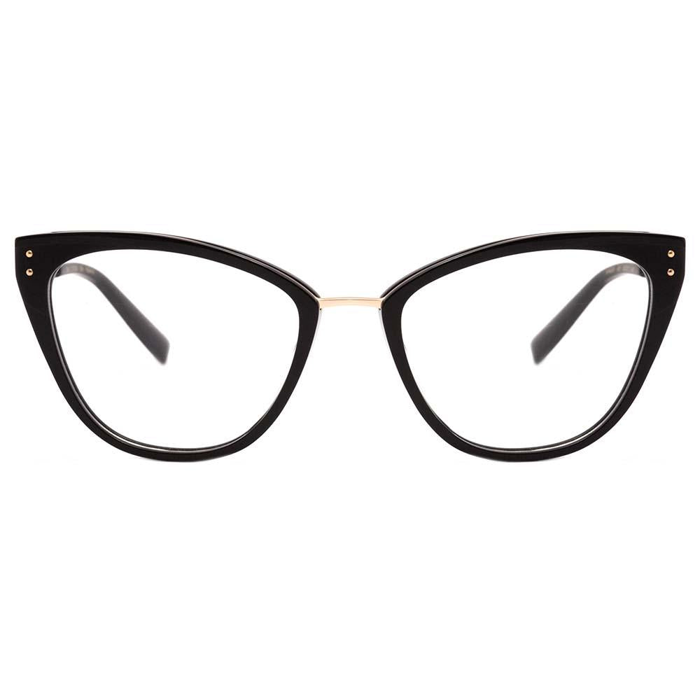 Ana Hickmann AH 6401 A01 Preto e Dourado Brilho - Lente 5,3 cm P02 Preto E Nude Brilho Lente 5,3 Cm