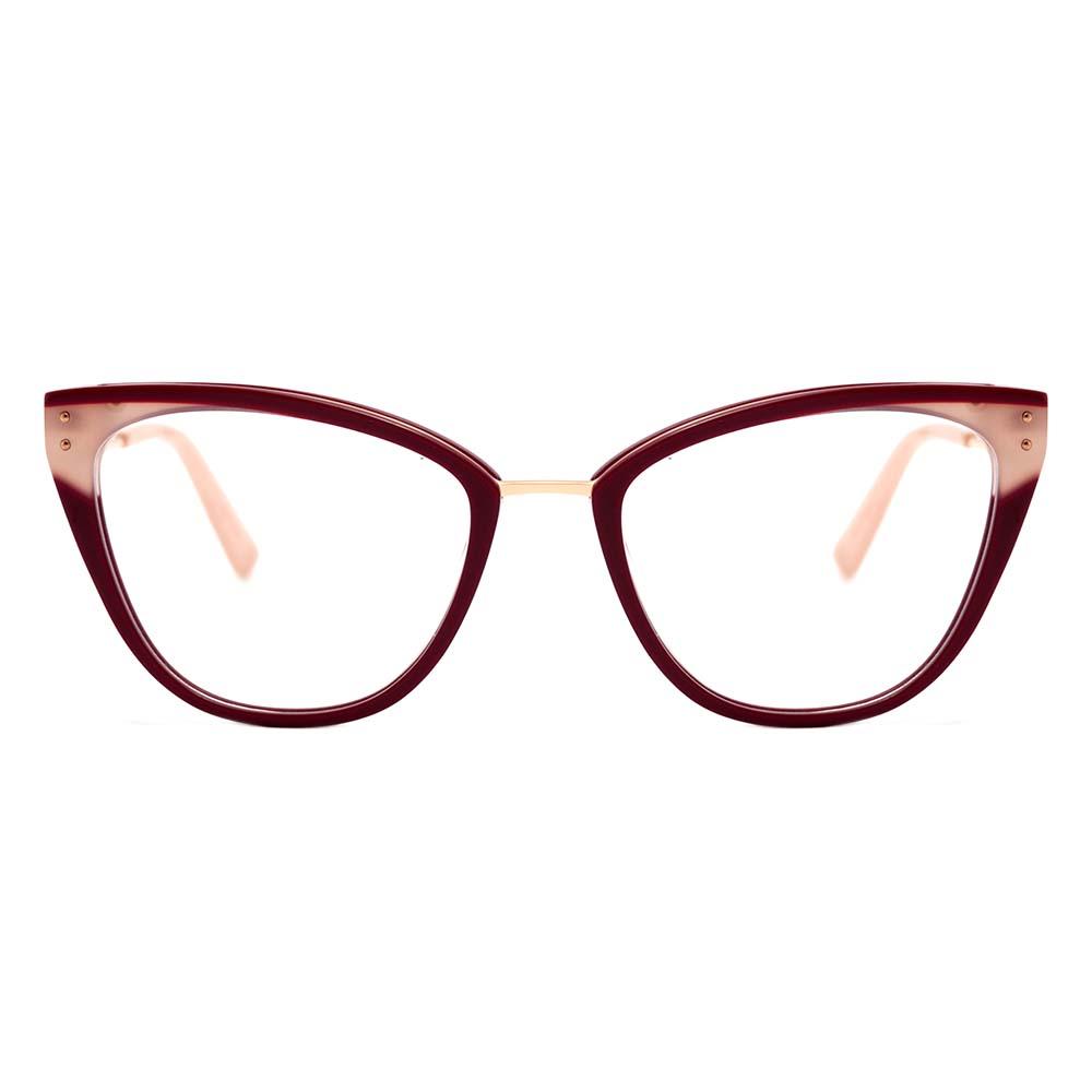 Ana Hickmann AH 6401 P03 Vermelho e Dourado Brilho - Lente 5,3 cm