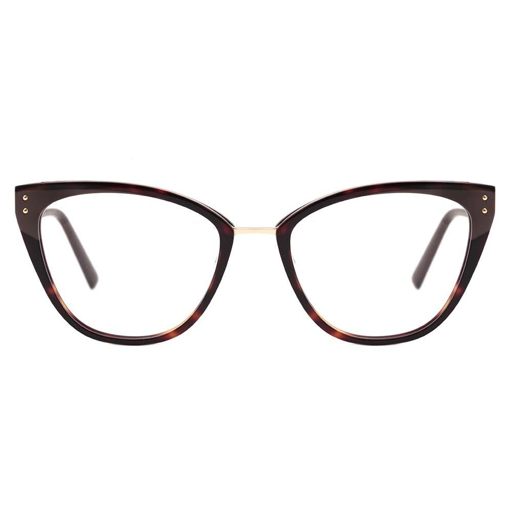 Ana Hickmann AH 6401 P04 Marrom Mesclado e Dourado Brilho - Lente 5,3 cm