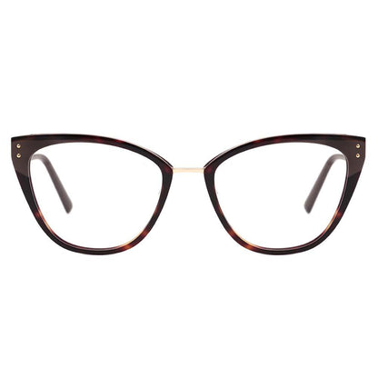 Ana Hickmann AH 6401 P04 Marrom Mesclado e Dourado Brilho - Lente 5,3 cm
