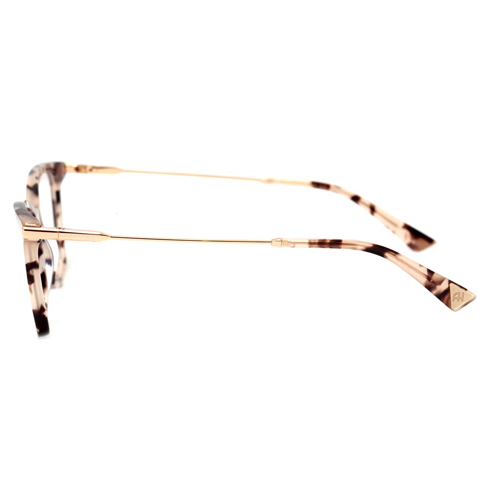Ana Hickmann AH 6406 G22 Nude Mesclado e Dourado Brilho - Lente 5,4 cm
