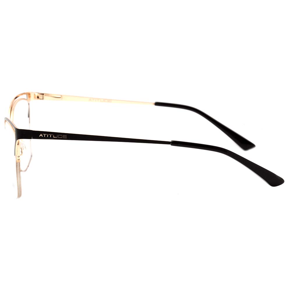 Atitude AT 1658 01A Marrom Fosco e Dourado Brilho Lente 5,2 Cm