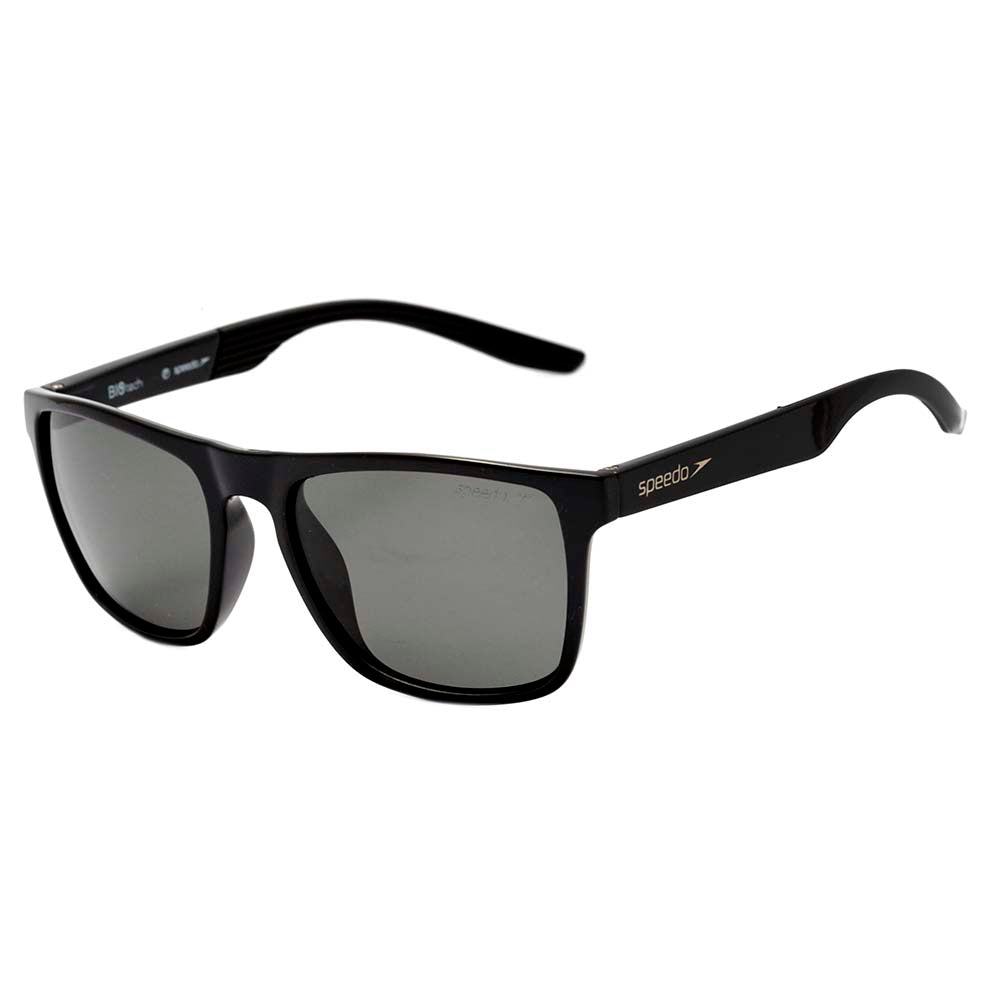 Speedo Jaguá D01 Preto Brilho / Cinza Polarizado - Lente 5,5 cm