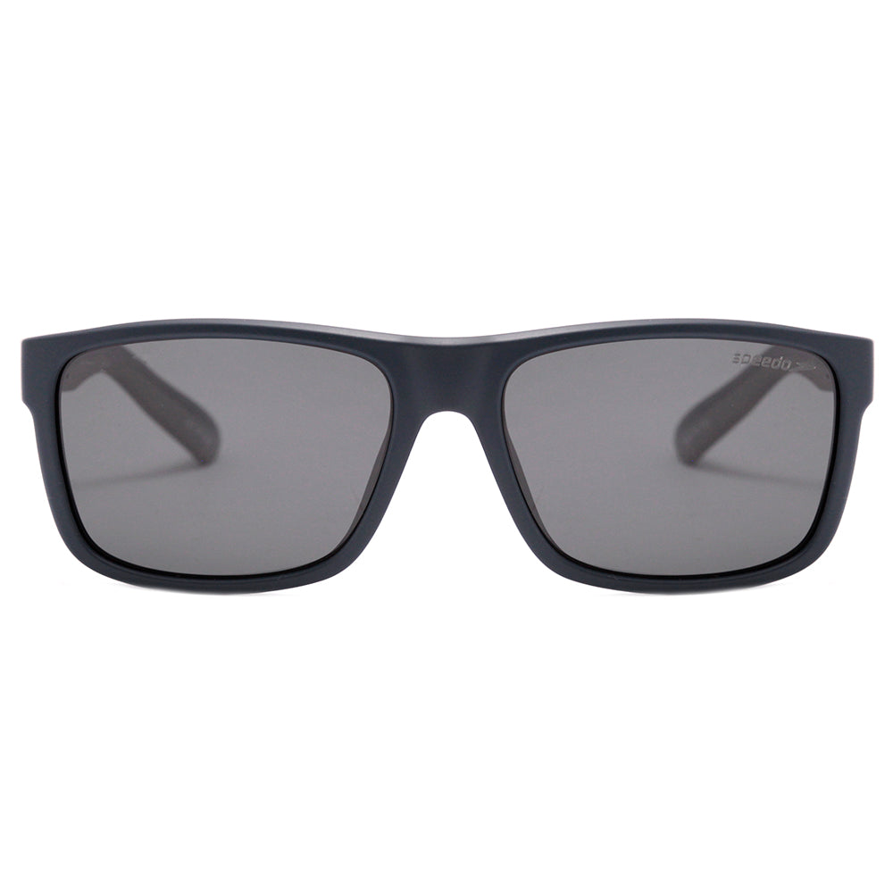 Speedo Fut Infantil A01 Preto Brilho e Vermelho Fosco / Cinza Polarizado - Lente 5,3 cm