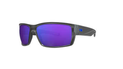 HB Narrabeen Matte Onyx / Blue Chrome - Lente 6,5 cm  - Sol