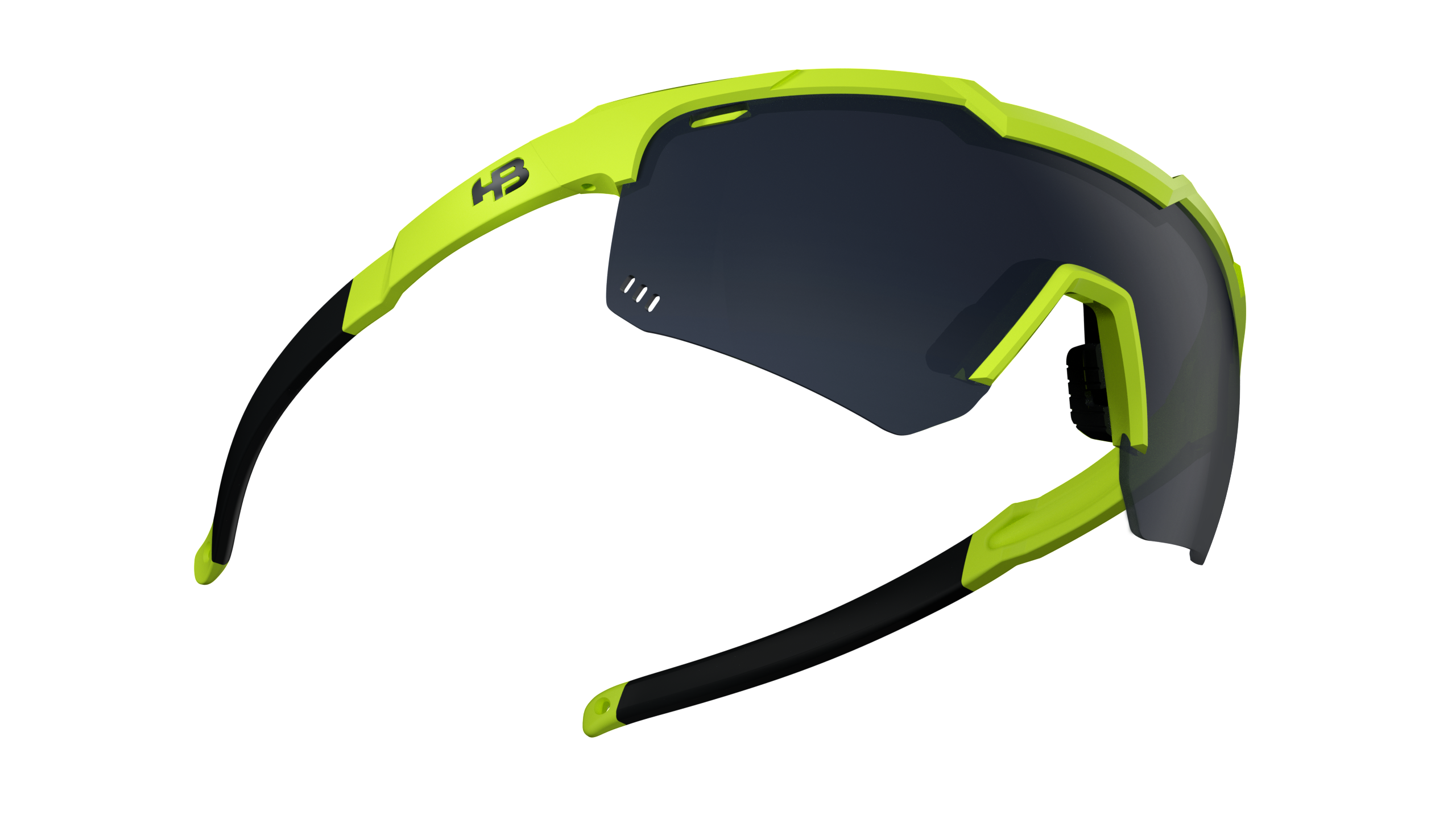 HB Shield Evo Road Neon Yellow / Gray Unico