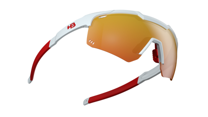 HB Shield Evo Road Pearled White / Multi Red Unico
