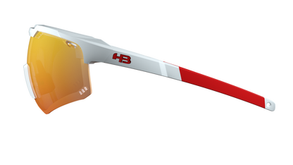 HB Shield Evo Road Pearled White / Multi Red Unico