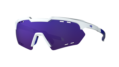 HB Shield Compact Road Pearled White / Multi Purple Unico
