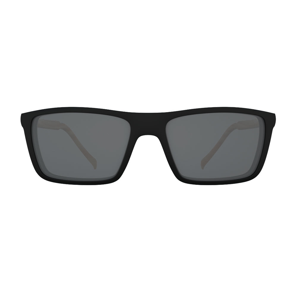 HB 0379 Switch Clip On Matte Black Wood/ Polarized Gray  - Grau