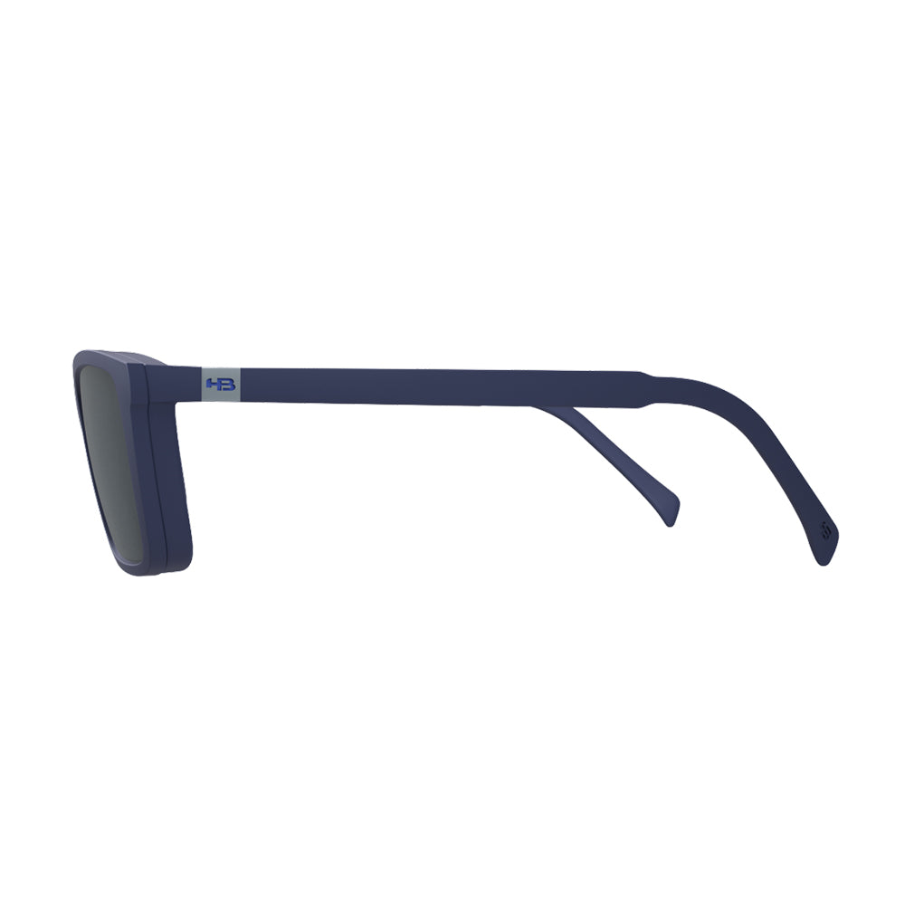 HB 0379 Switch Clip On Matte Navy / Polarized Silver - Lente 5,5 cm