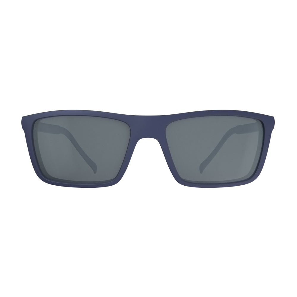 HB 0379 Switch Clip On Matte Navy / Polarized Silver - Lente 5,5 cm