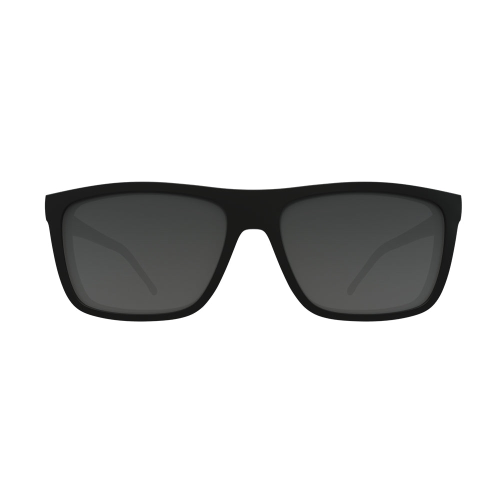 HB 0380 Switch Clip On Matte Black /  Polarized Gray - Lente 5,0 cm  - Sol