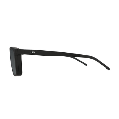 HB 0380 Switch Clip On Matte Black /  Polarized Gray - Lente 5,0 cm  - Sol