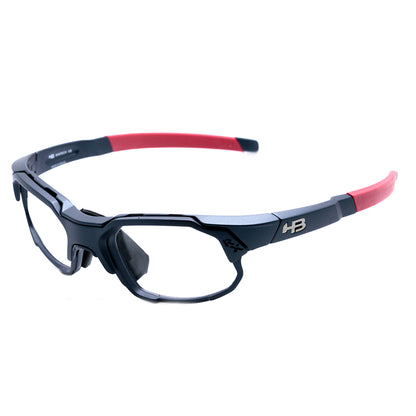 HB Rush Clip On Matte Navy / Multi Red - Lente 5,3 cm  - Grau