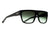 Óculos de Sol Evoke Zegon A02T Black Shine/ G15 Green Gradient - Oculos Shop