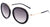 Óculos de Sol Ana Hickmann Ah 3005 A01 Preto Brilho/ Preto Degradê - Lente 5,5 Cm