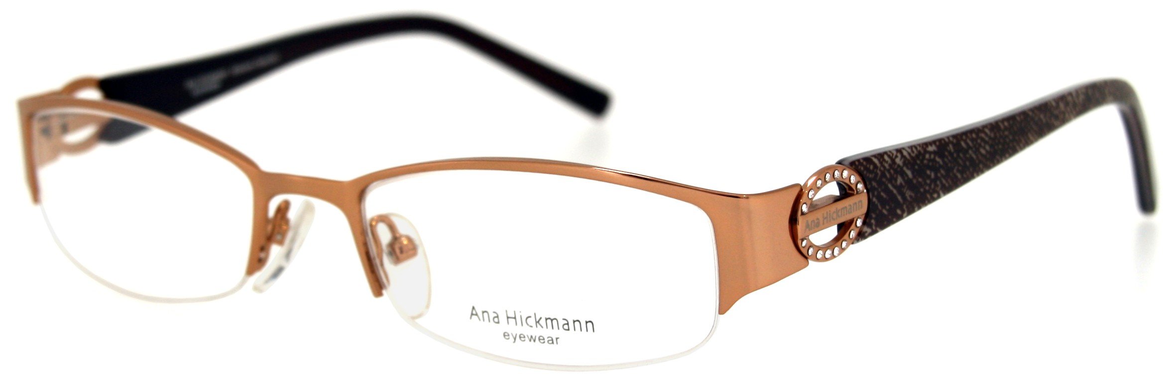 Óculos de Grau Ana Hickmann Ah 1099 01A - Lente 5,2 Cm