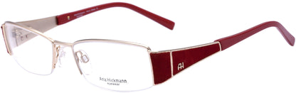 Ana Hickmann AH 1168 04B Dourado e Vermelho Brilho - Lente 5,2 cm  - Grau
