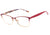 Óculos de Grau Ana Hickmann AH 1337 07A Vermelho e Dourado Brilho - Lente 5,5 cm - Oculos Shop