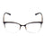 Óculos de Grau Ana Hickmann Ah 1347 06A Azul E Dourado Brilho - Lente 5,3 Cm