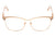 Óculos de Grau Ana Hickmann AH 1361 01A Marrom e Dourado Brilho - Lente 5,4 cm 09A Preto E Dourado Brilho Lente 5,4 Cm