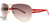 Óculos de Sol Ana Hickmann Ah3055 04A Dourado E Vermelho/ Marrom Degradê - Lente 6,4 Cm
