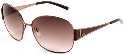 Óculos de Sol Ana Hickmann Ah 3076 01A Marrom Brilho/ Marrom Degradê - Lente 6,1 Cm
