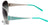 Óculos de Sol Ana Hickmann Ah 3077 S10 Branco E Verde Brilho/ Verde Degradê - Lente 6,3 Cm