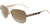 Óculos de Sol Ana Hickmann Ah 3081 04B Dourado E Creme/ Marrom Degradê Espelhado - Lente 5,9 Cm